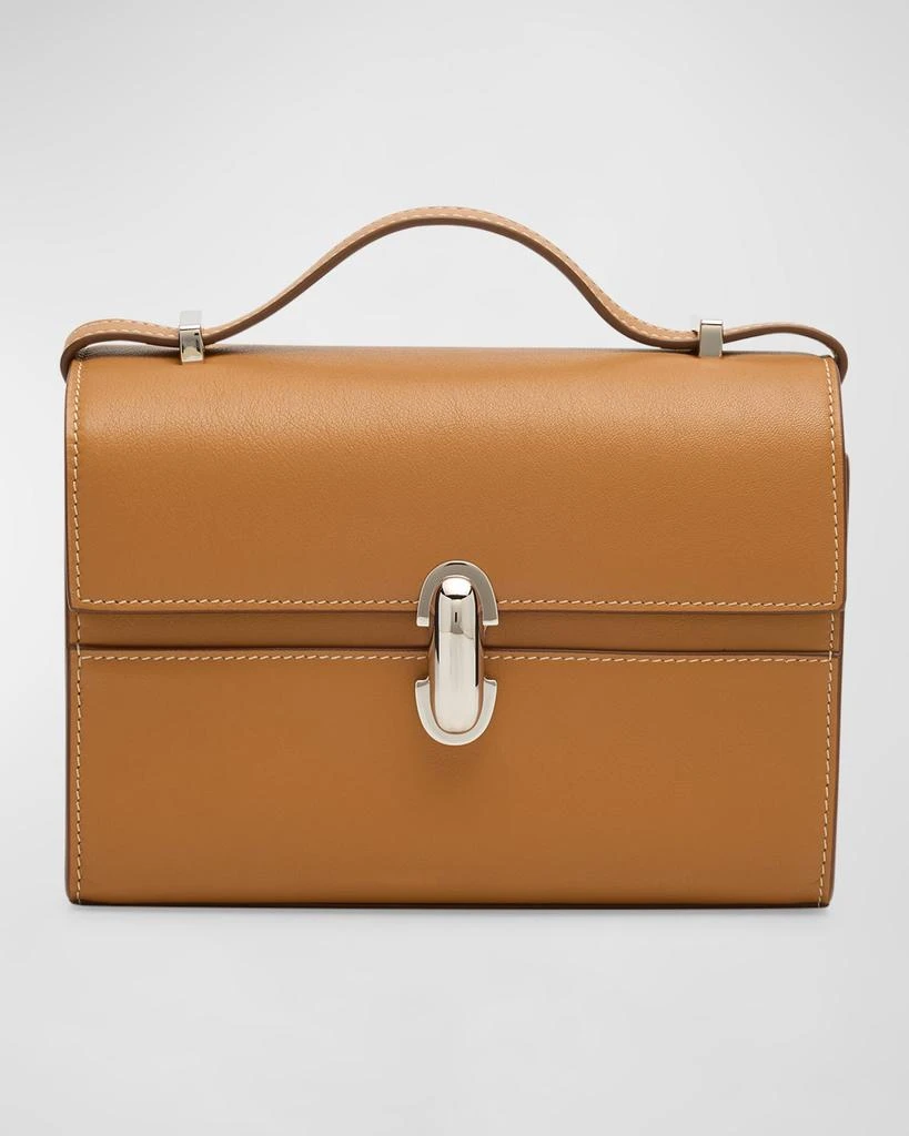 SAVETTE Symmetry 19 Leather Top-Handle Bag 1