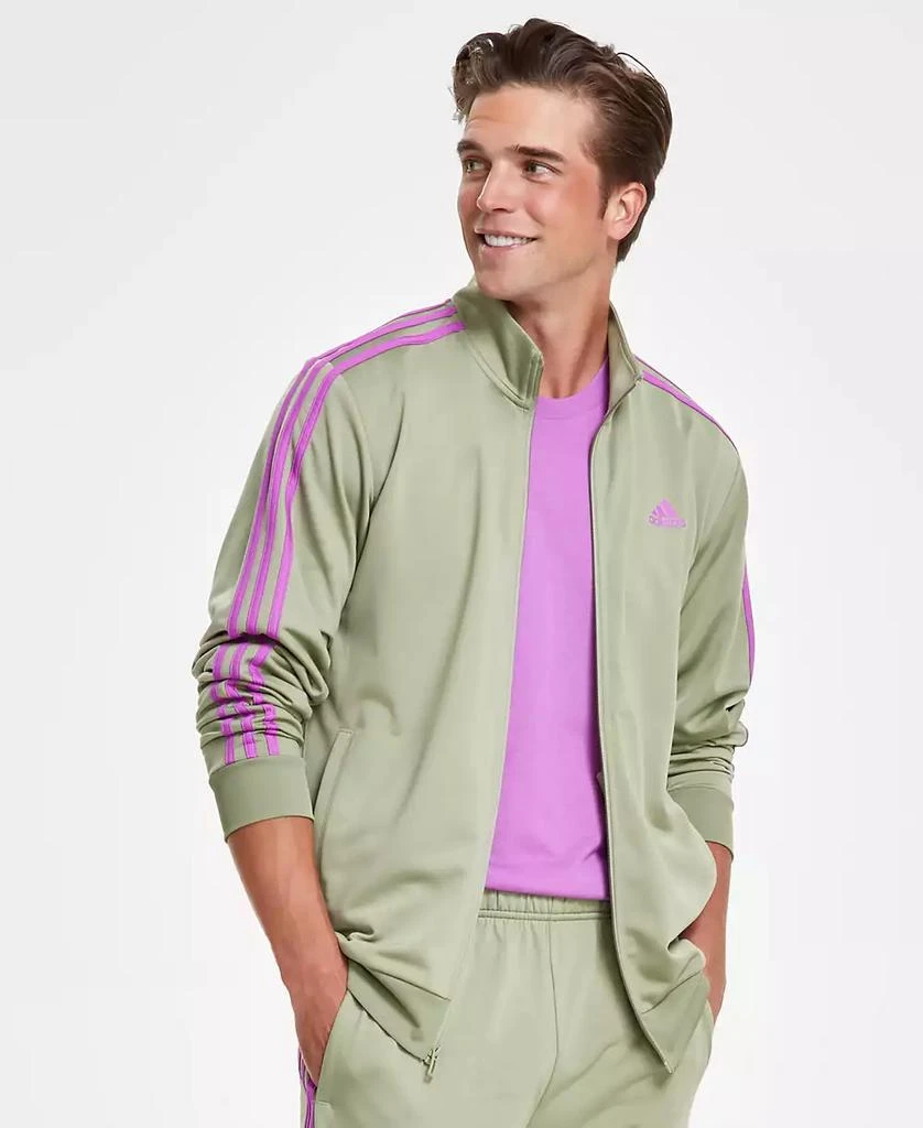 Adidas Men's Essentials Warm-Up 3-Stripes Track Jacket 1