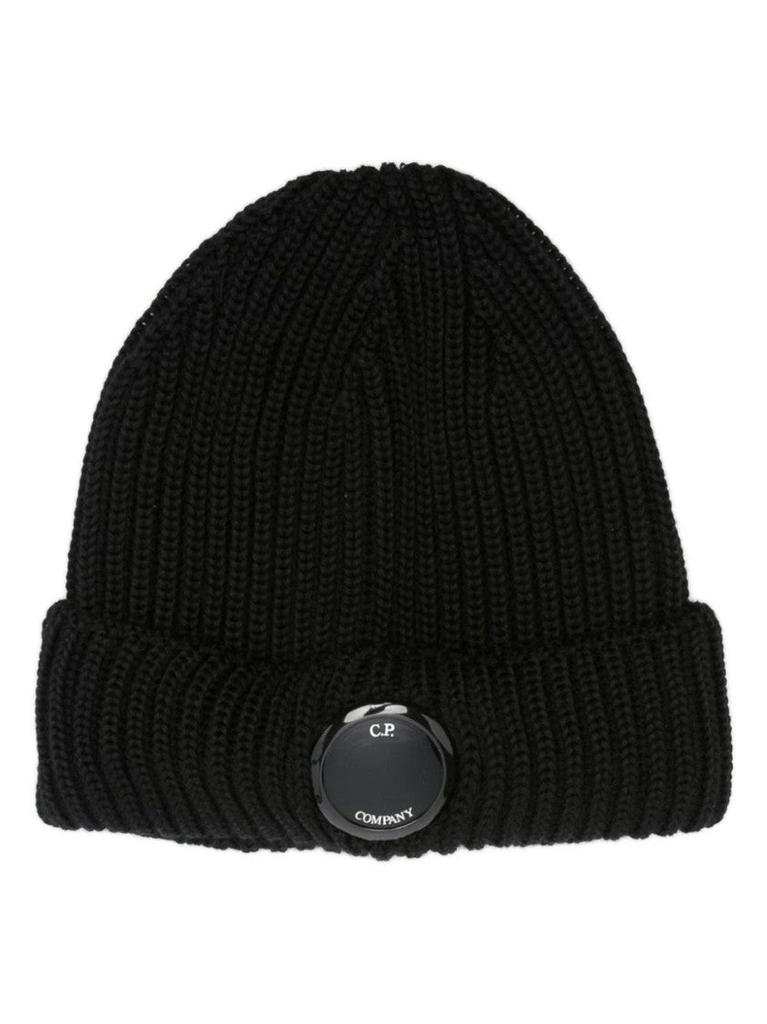 帽子 CP COMPANY Goggle Beanie black C.P. Company Black Goggle