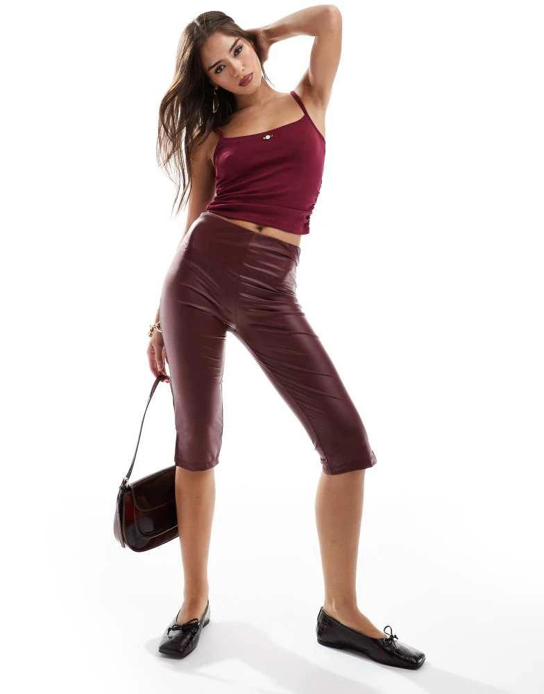 Cotton:On Cotton:On Sarah rosette cami in burgundy 2