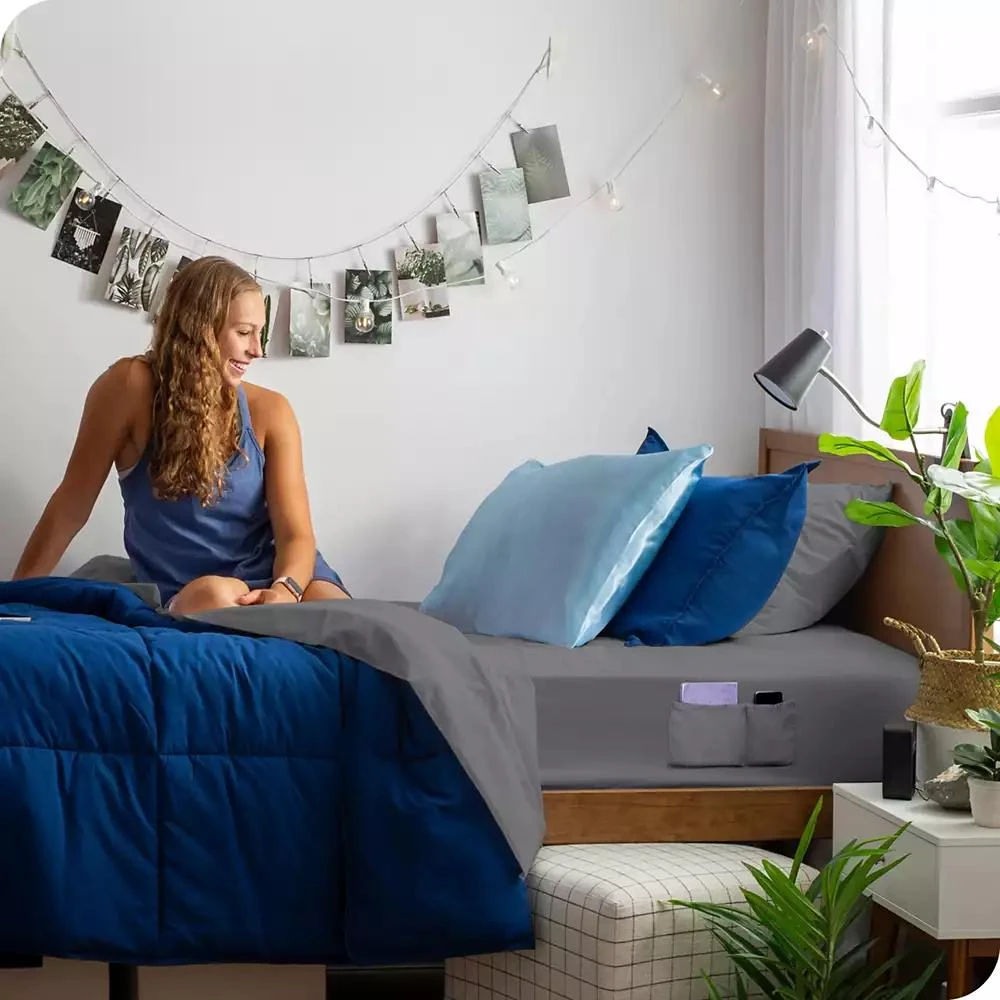 Bare Home Double Brushed Dual Pocket Microfiber Fitted Sheet 2