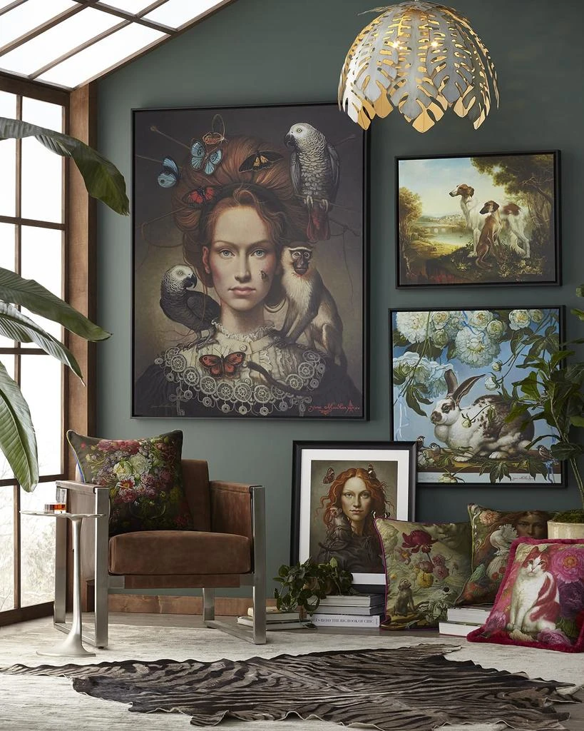 Yana Movchan Slay Your Dragon Silk Pillow 2