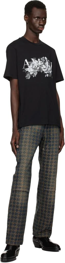 AMIRI Black 'Amiri' Garden T-shirt 4