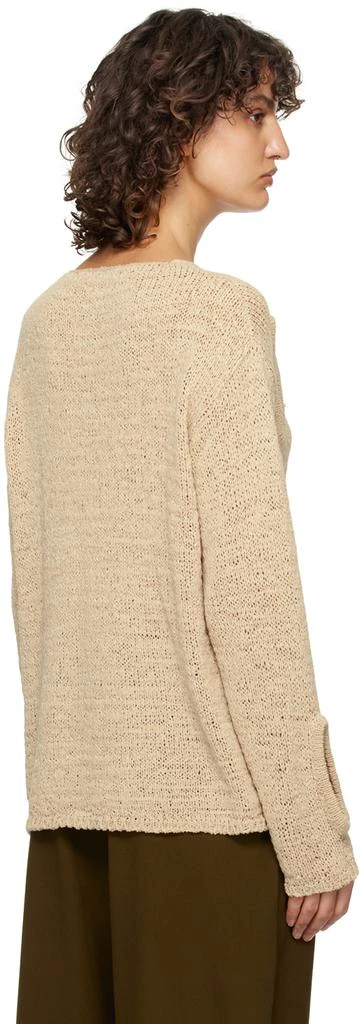 TheOpen Product Beige Argyle Sweater 3