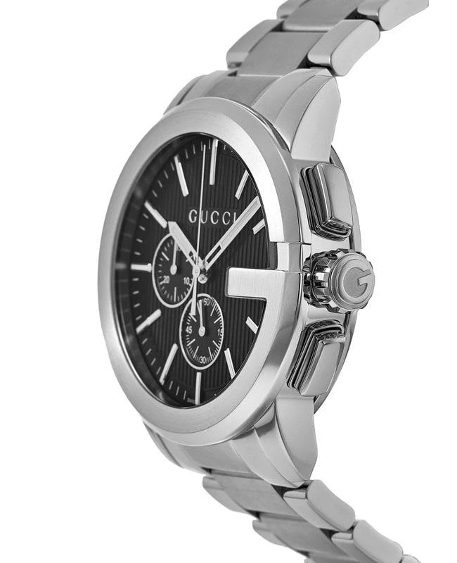 Gucci Gucci G-Chrono Black Dial Steel Men
s Watch YA101204 3