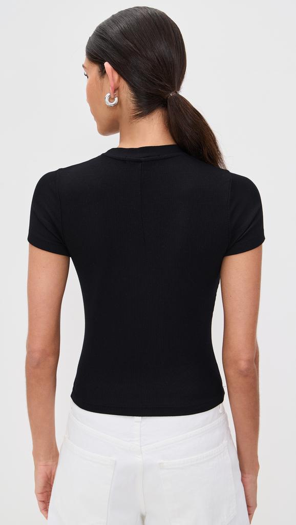 Stateside Fine 2x1 Rib Baby Tee