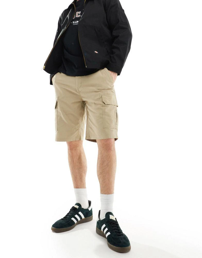 DICKIES Dickies millerville shorts in beige tan 3