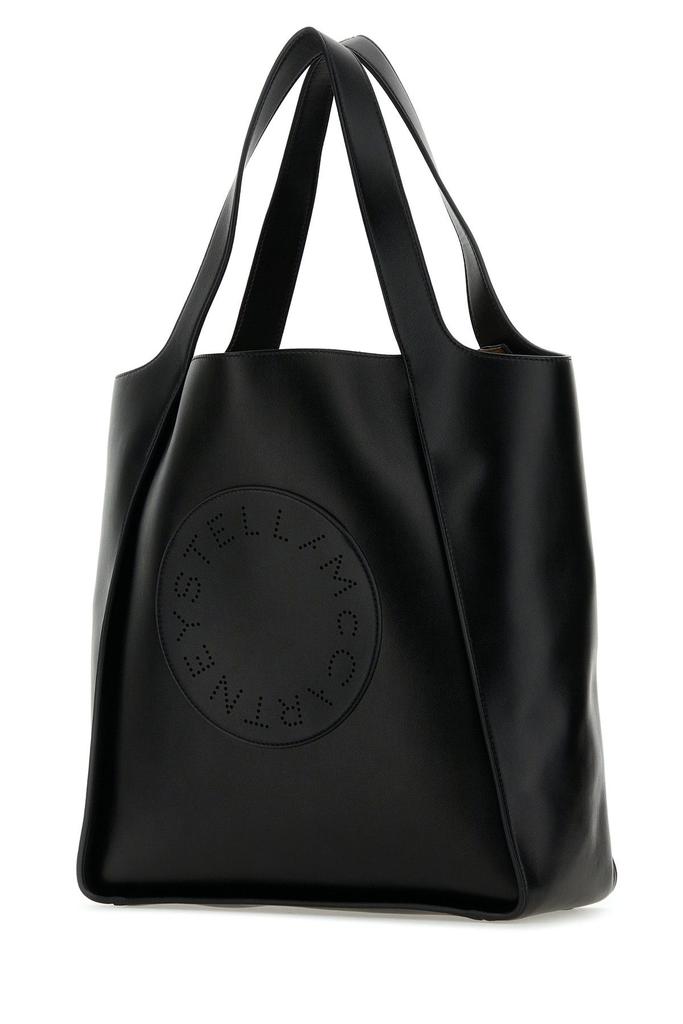 Stella McCartney Black alter mat Stella Logo shopping bag