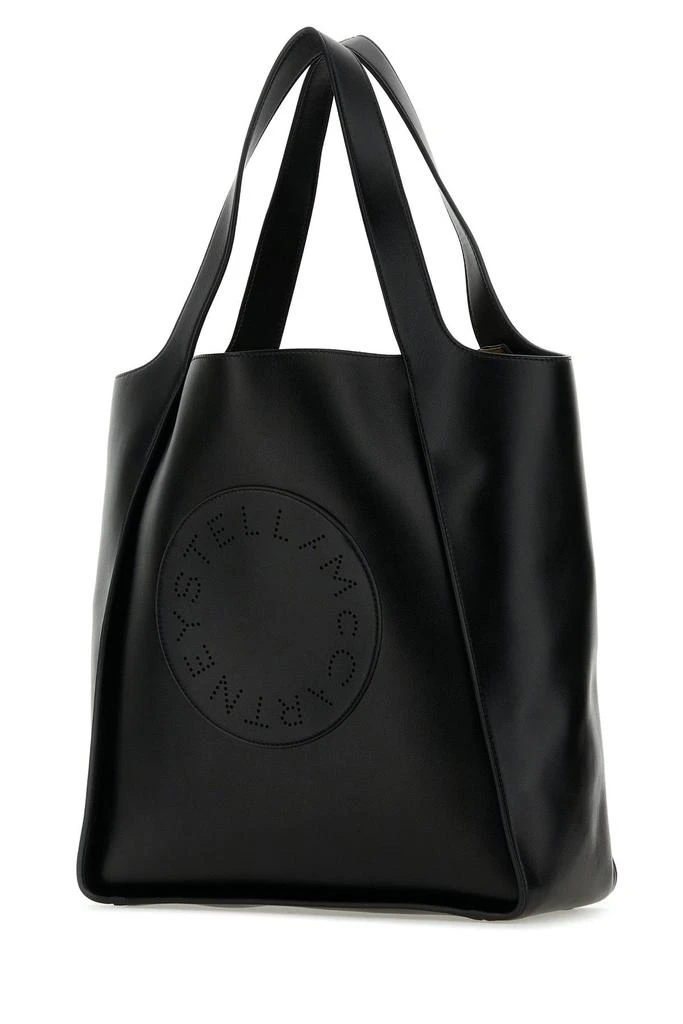 Stella Mccartney Black alter mat Stella Logo shopping bag 1