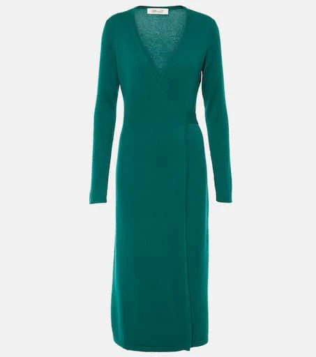 Diane von Furstenberg Astrid wool and cashmere wrap dress 1