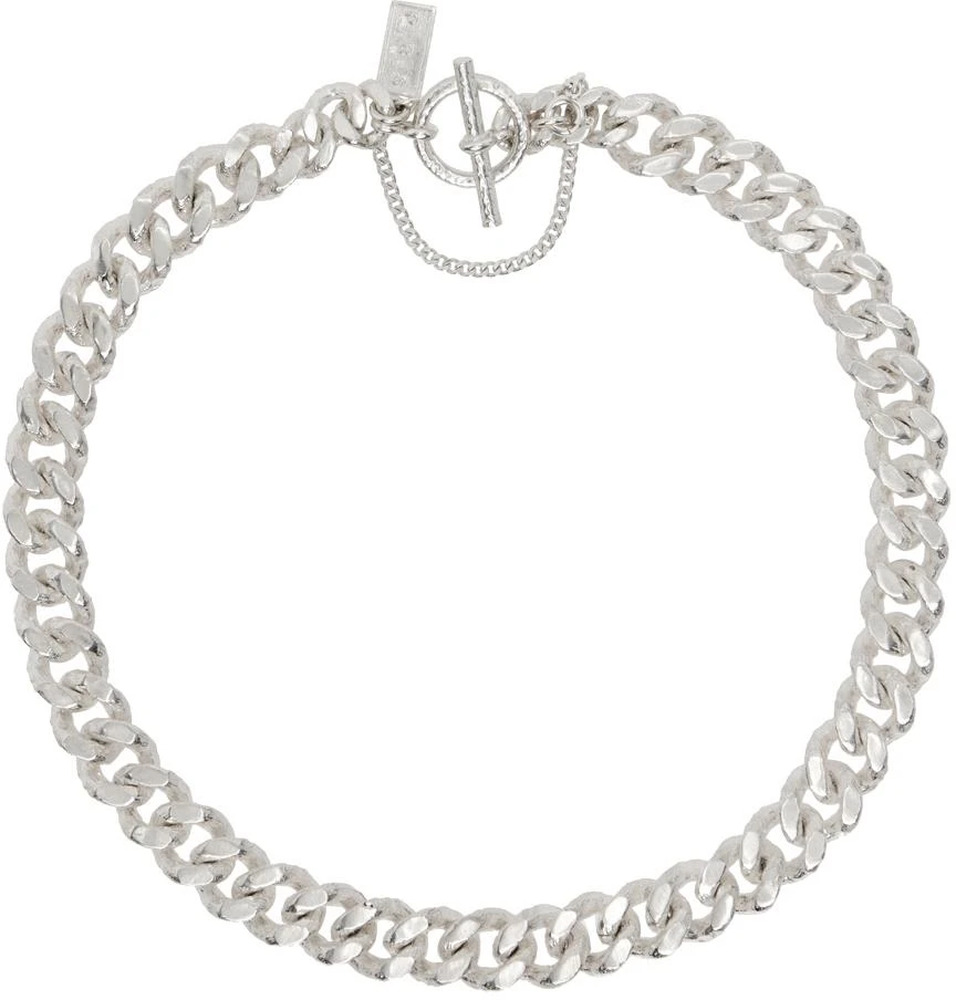 Pearls Before Swine Silver Spliced L Necklace 1