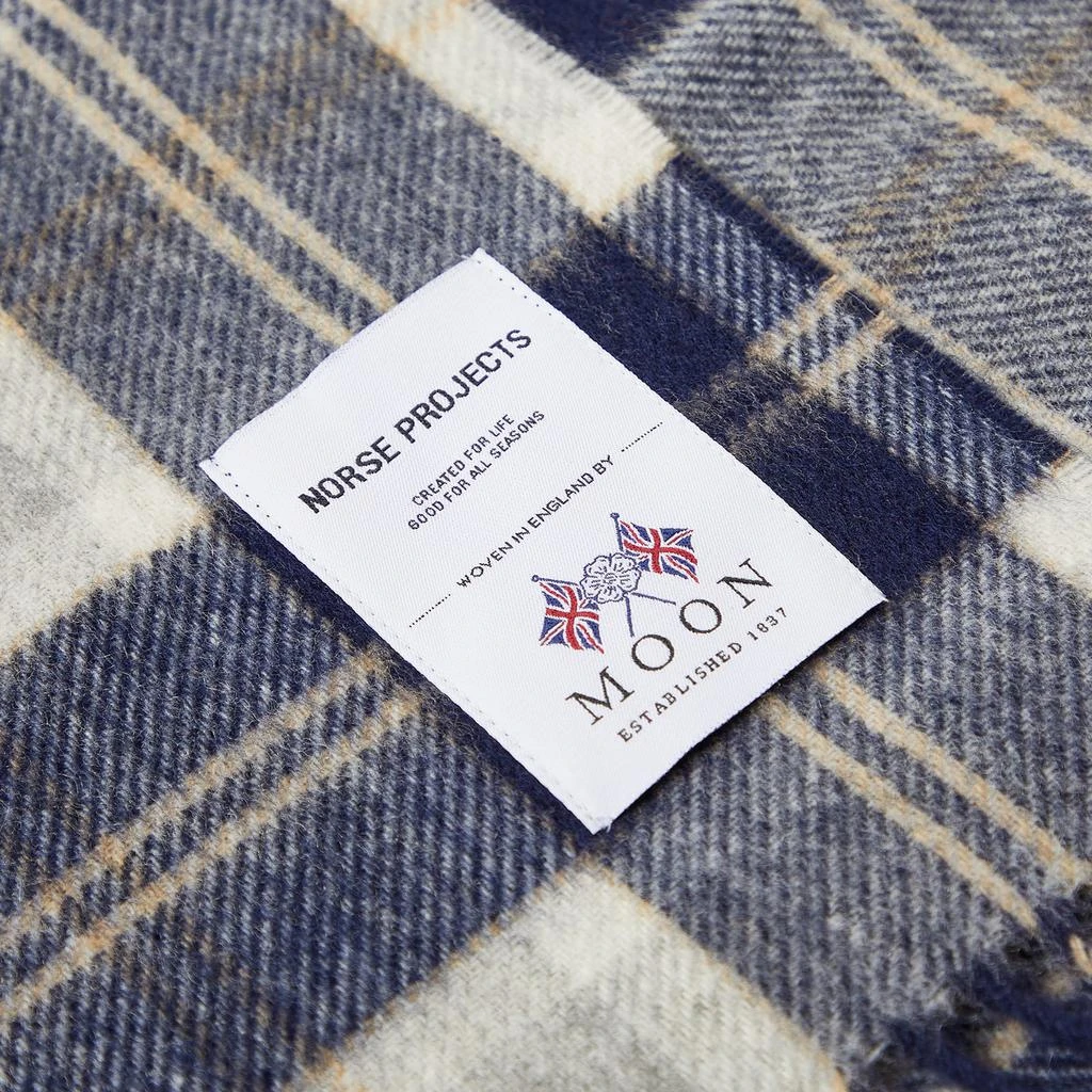 Norse Projects Norse Projects Moon Checked Lambswool Scarf 3