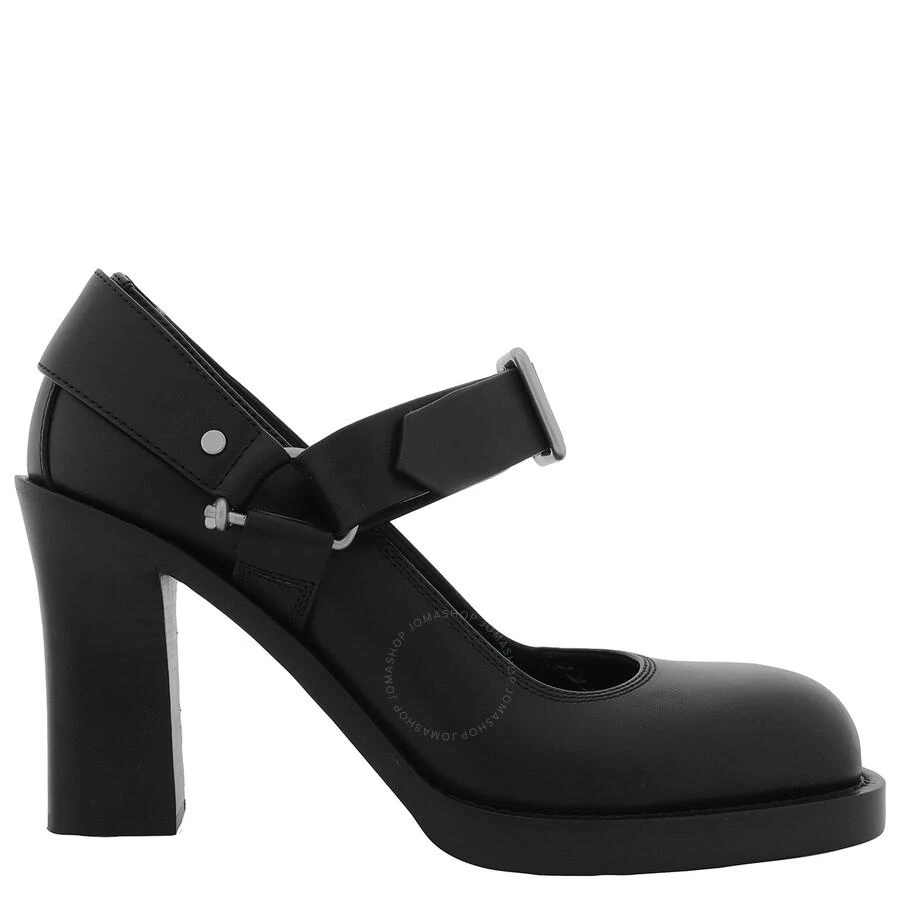 Burberry Stirrup Buckled Strap Leather Pumps 1