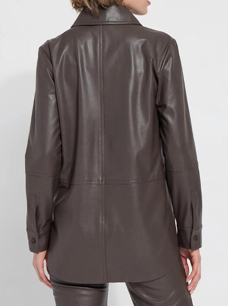 Lyssé Lysse - Women's Amara Vegan Leather Overshirt