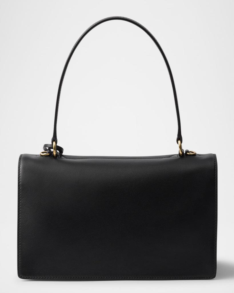 Prada Soft Sound medium leather shoulder bagショルダーバッグ Shop Soft Sound Medium Leather Shoulder Bag on Sale at