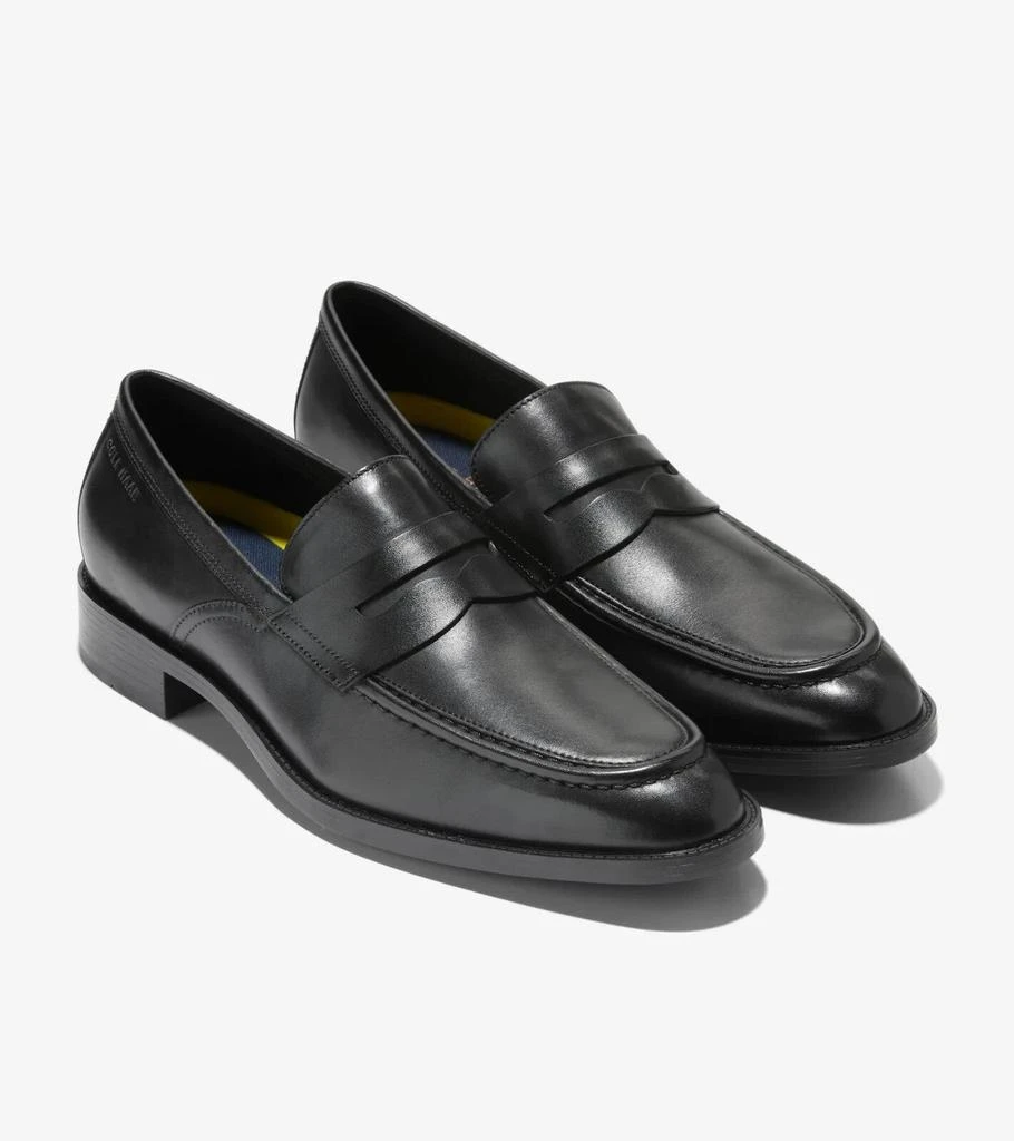Cole Haan Hawthorne C33223 Penny Loafer Men's US 13 Black Leather Shoes ZOGG240 1