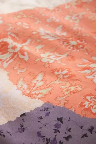 Urban Outfitters Floral Patchwork Ruffle Duvet Cover 5
