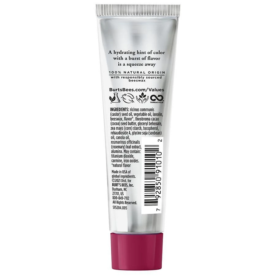 Burt's Bees Squeezy Tinted Lip Balm Watermelon Rush 2