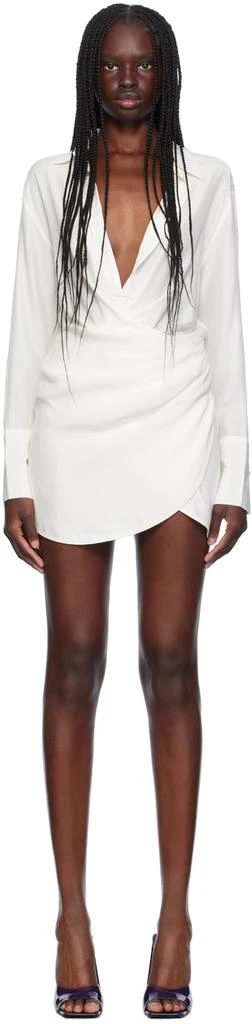 GAUGE81 White Naha Mini Dress 1