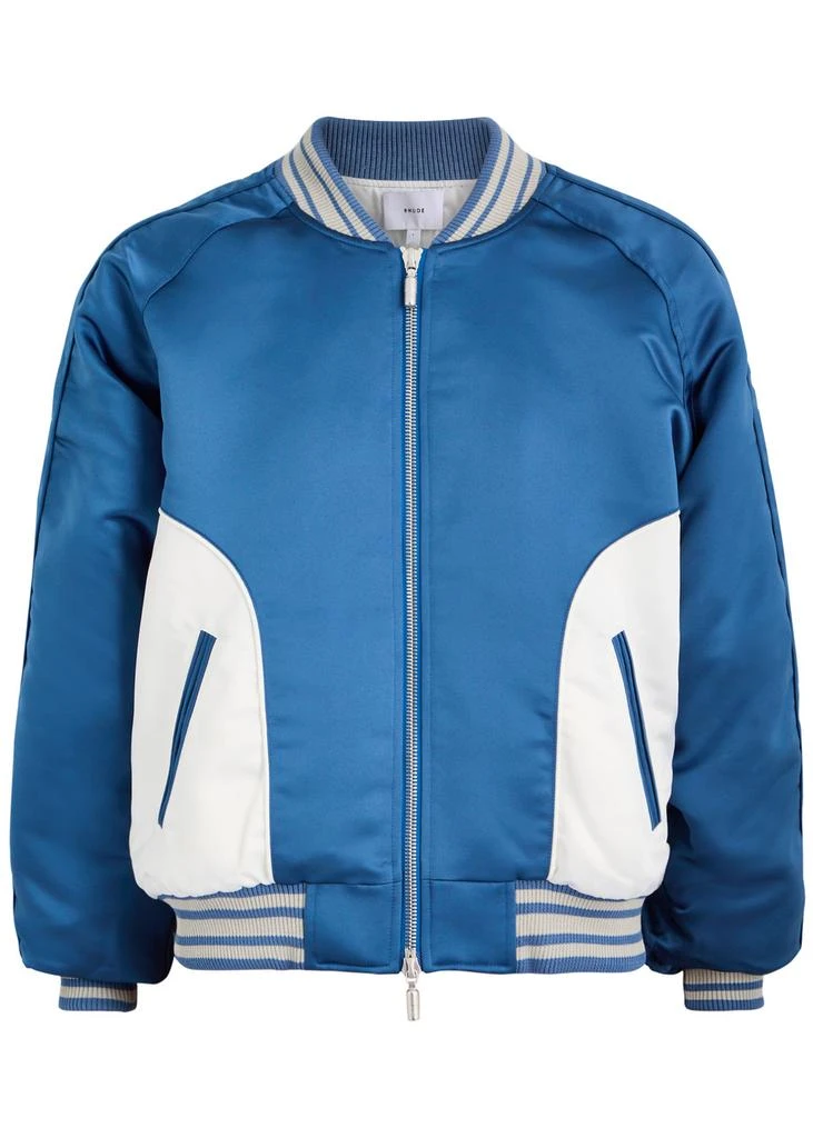 Rhude Chamonix Ski Souvenir satin bomber jacket 1