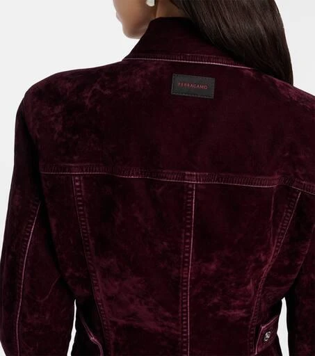 Salvatore Ferragamo Cotton-blend velvet jacket 5