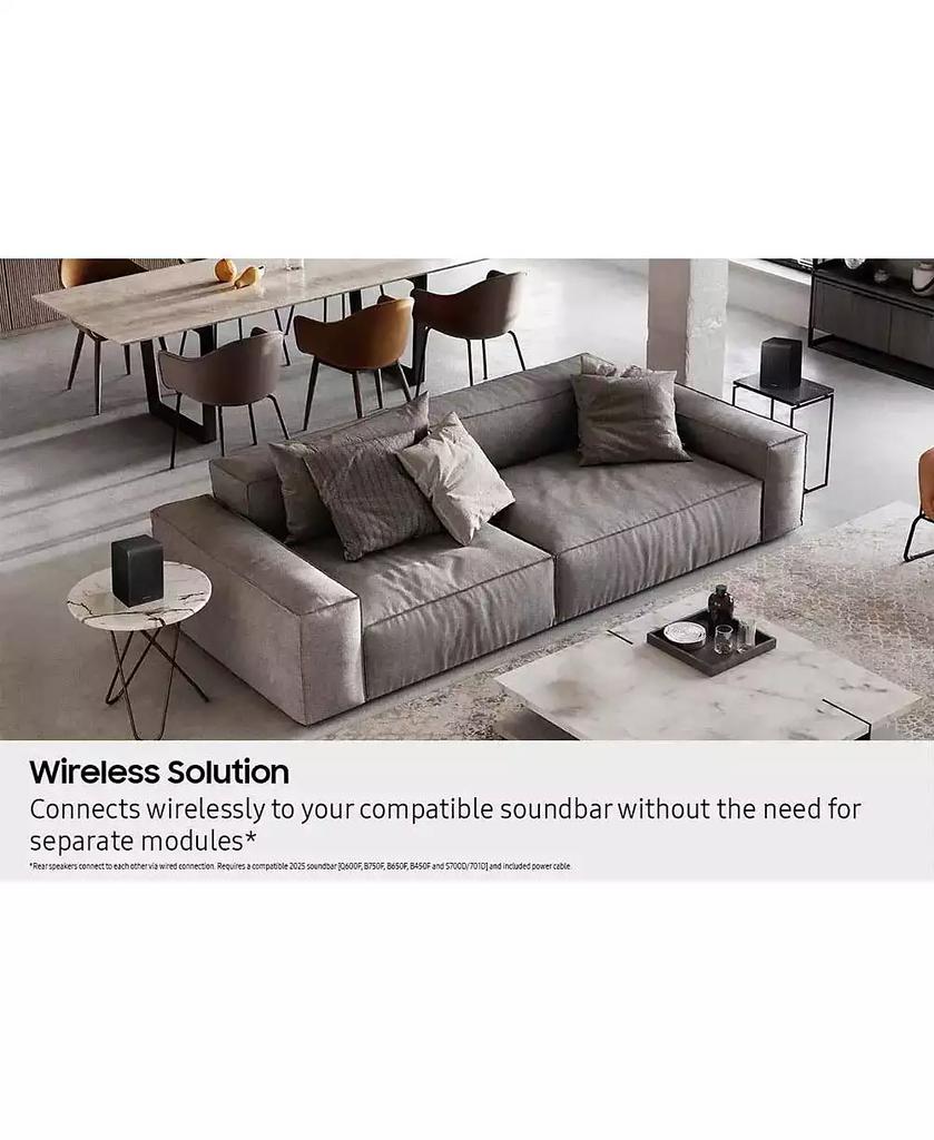 SAMSUNG Wireless Rear Speaker Kit - Black