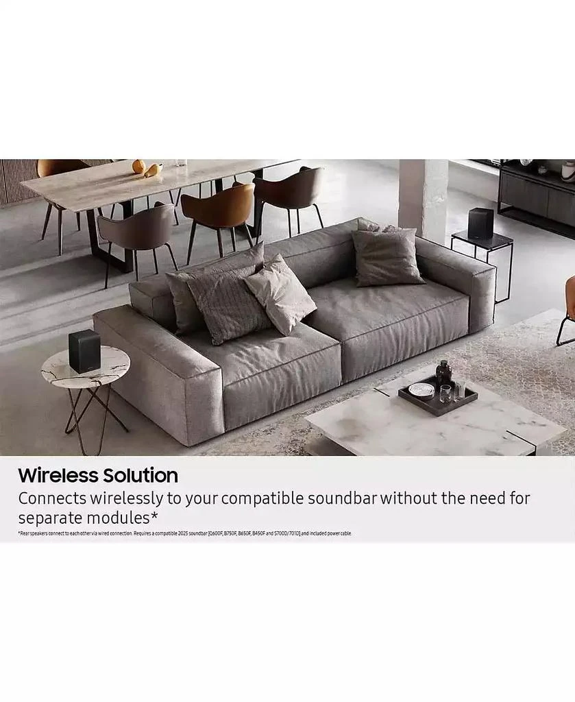 SAMSUNG Wireless Rear Speaker Kit - Black 2
