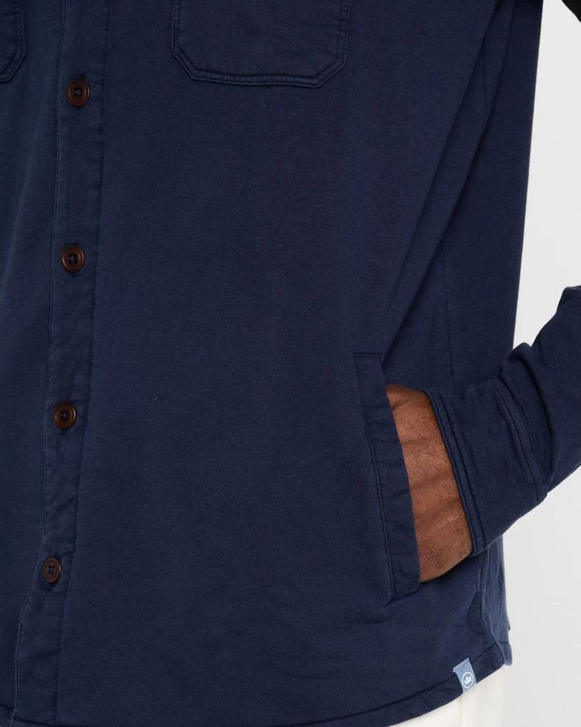 Peter Millar Men's Lava Wash Fleece Knit Shirt Jacket 5