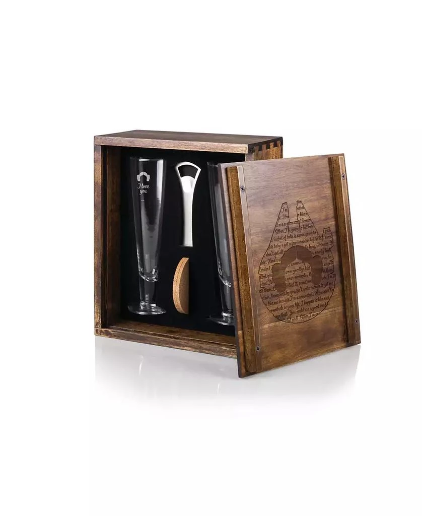 Legacy Star Wars Han and Leia Beverage Glass Gift Set, 6 Pieces 2