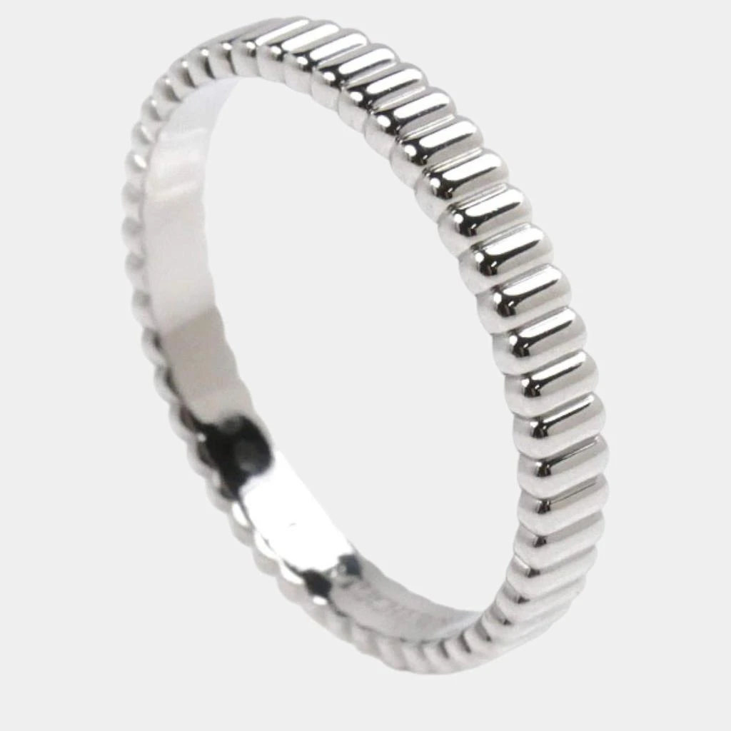 Boucheron Boucheron 18K White Gold Quatre Grosgrain Ring EU 60 4