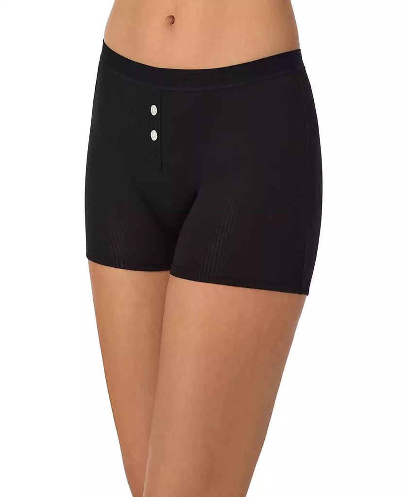 On Gossamer Women's Cabana Cotton Rib Solid Boxer Shorts