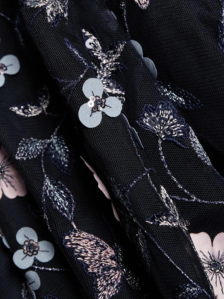 Teri Jon Floral Embroidered Gown 7