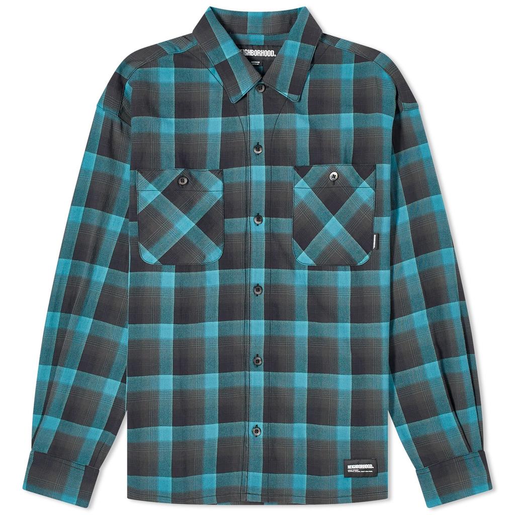 NEIGHBORHOOD Medal & Cross Embroidery Long Sleeve Shirt S