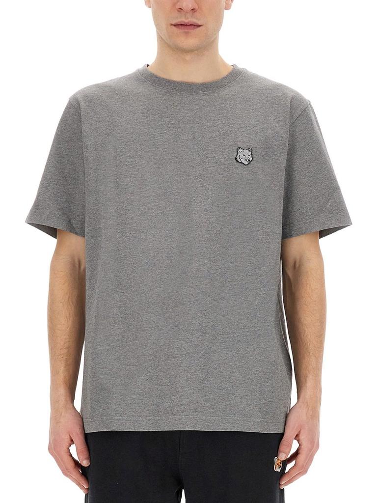 Maison Kitsune Tricolor Fox Patch Classic Pocket T-Shirt
