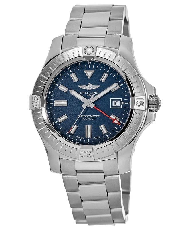 BREITLING Breitling Avenger Automatic GMT 45 Blue Dial Stainless Steel Men's Watch A32395101C1A1 1
