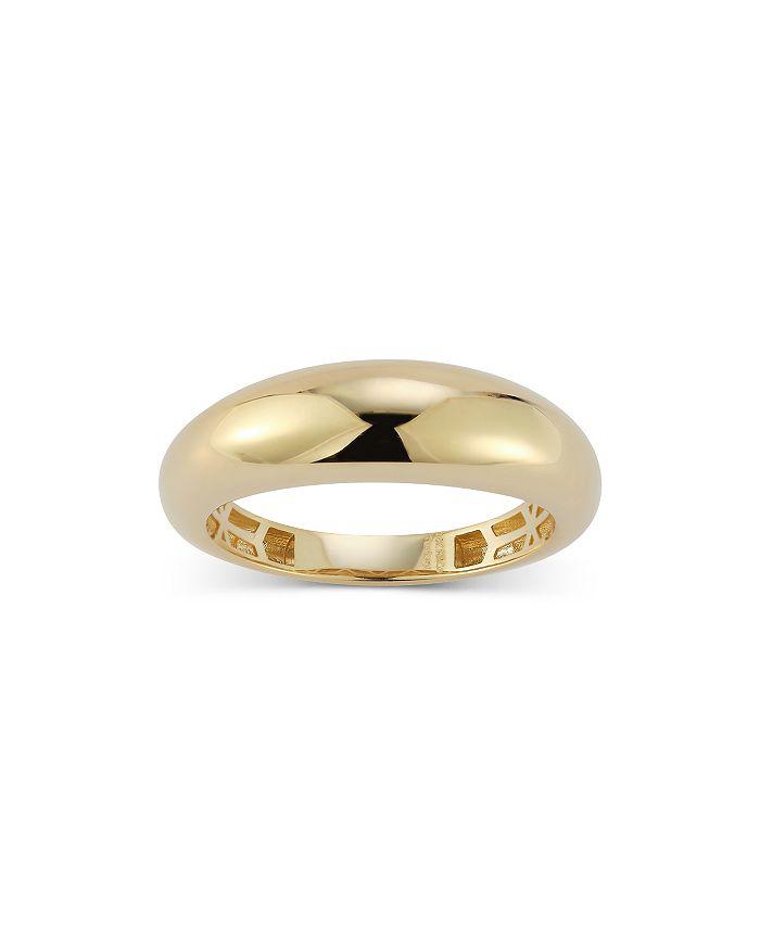 Alberto Amati 14K Yellow Gold Polished Narrow Dome Ring
