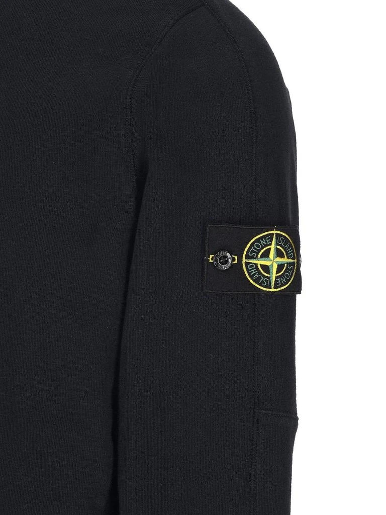 Stone Island Logo Patch Zipped Hoodie 3