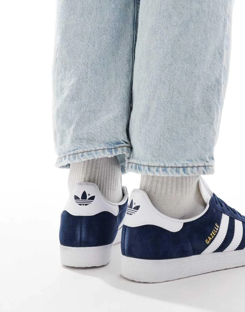 adidas gazelle silver green womens Adidas Gazelle Zalando Exclusive Dark Slate Denim