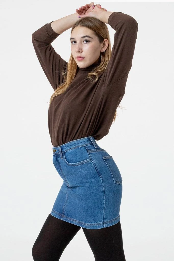 Los Angeles Apparel RDNW33 - Denim High Waist Pencil Skirt 11