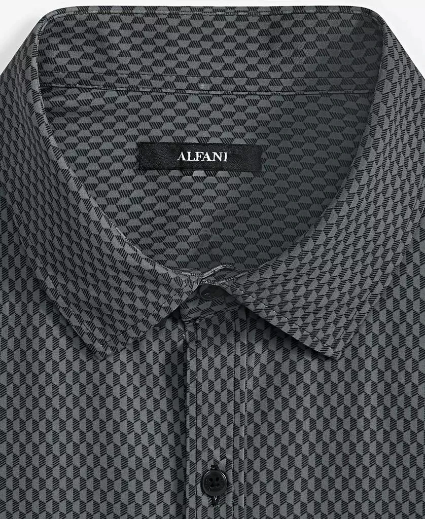 Alfani Men's Alfatech Hex Line Regular-Fit 4-Way Stretch Geo-Print Button-Down Shirt, Created for Macy's 5