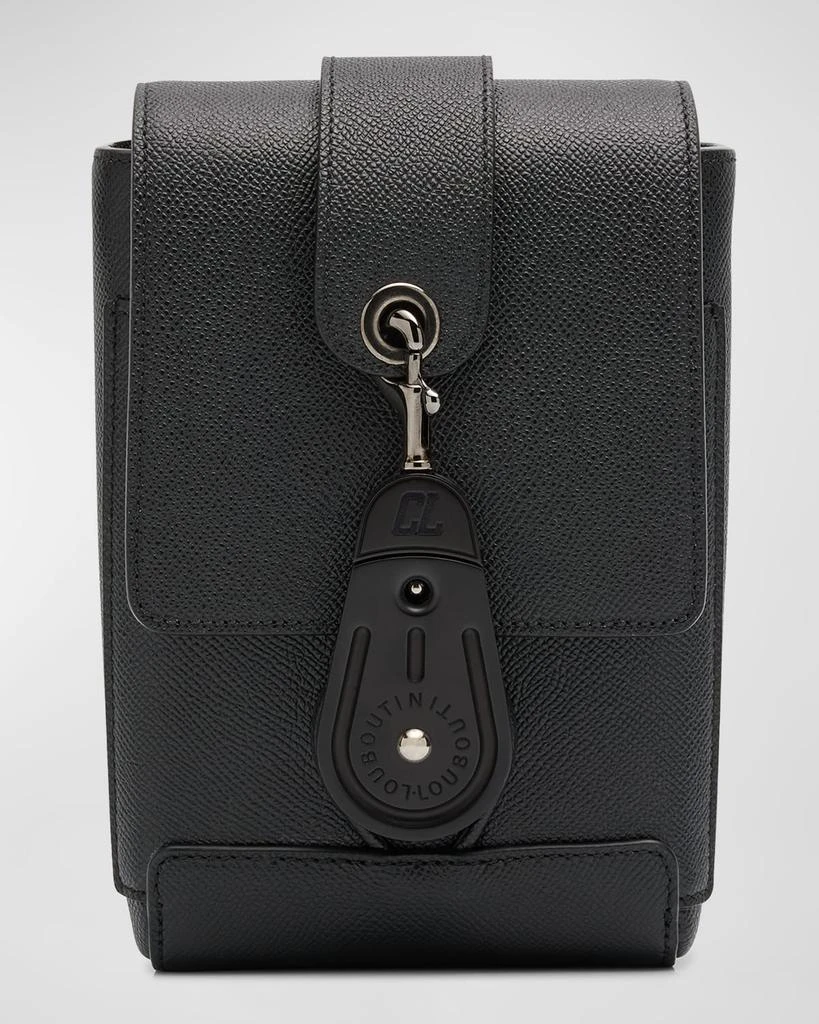 Christian Louboutin Men's Groovy North-South Leather Crossbody Bag 1
