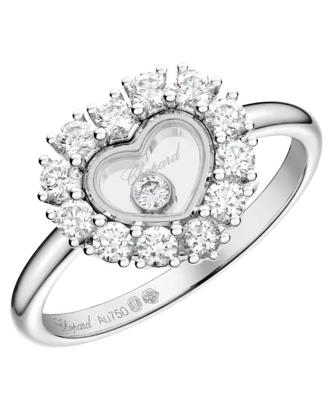 Chopard Chopard Happy Diamonds Icons Joaillerie 18K White Gold Diamond Women's Ring 82A616-1000 1