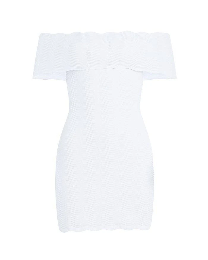 retrof�ête Laighton Scalloped Knit Mini Dress 3