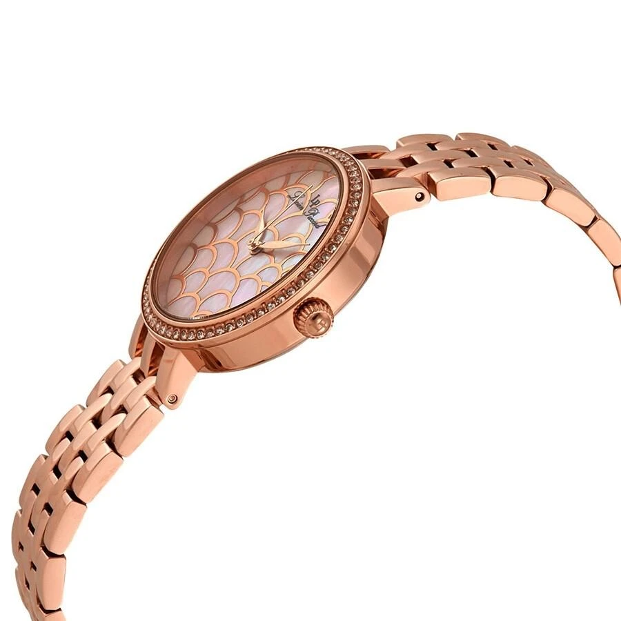 Lucien Piccard Ava Pink Dial Ladies Watch LP-28022-RG-99MOP 2