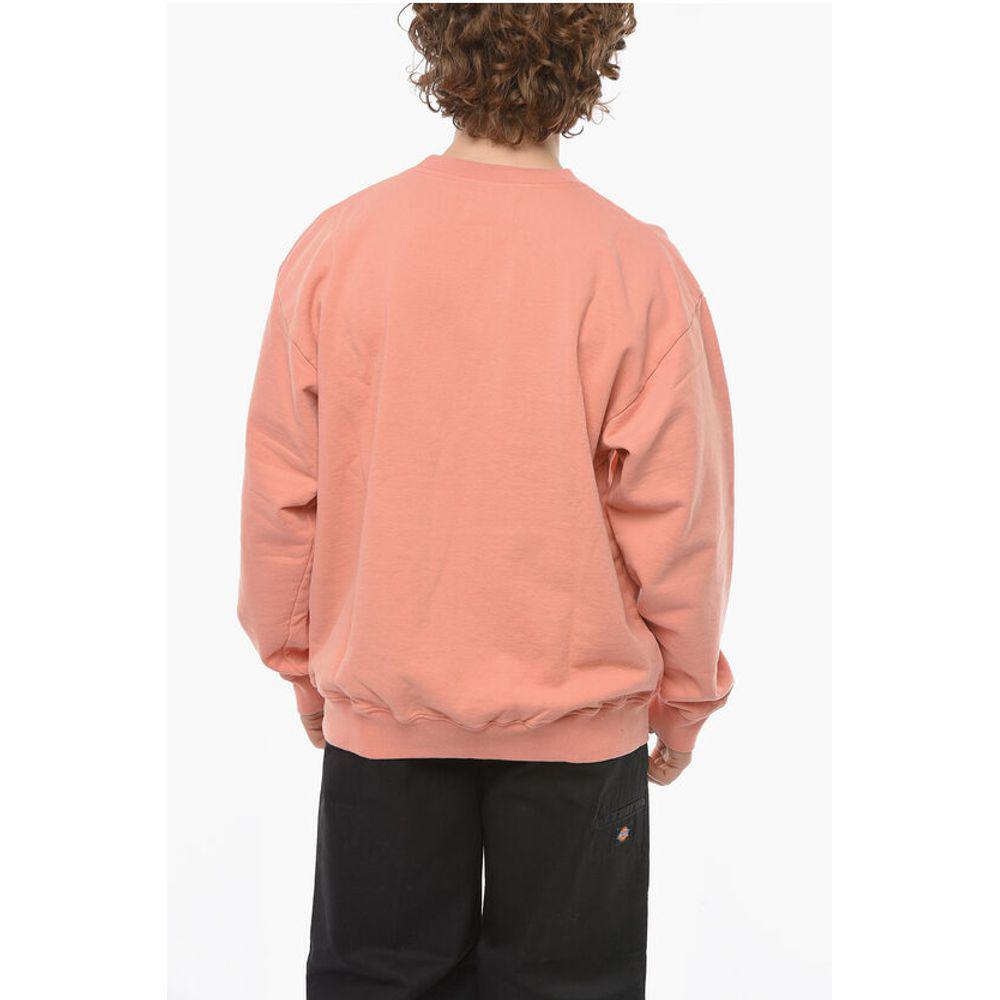 Harmony Harmony Logo Printed Brushed Cotton Crew-neck Sweatshirt