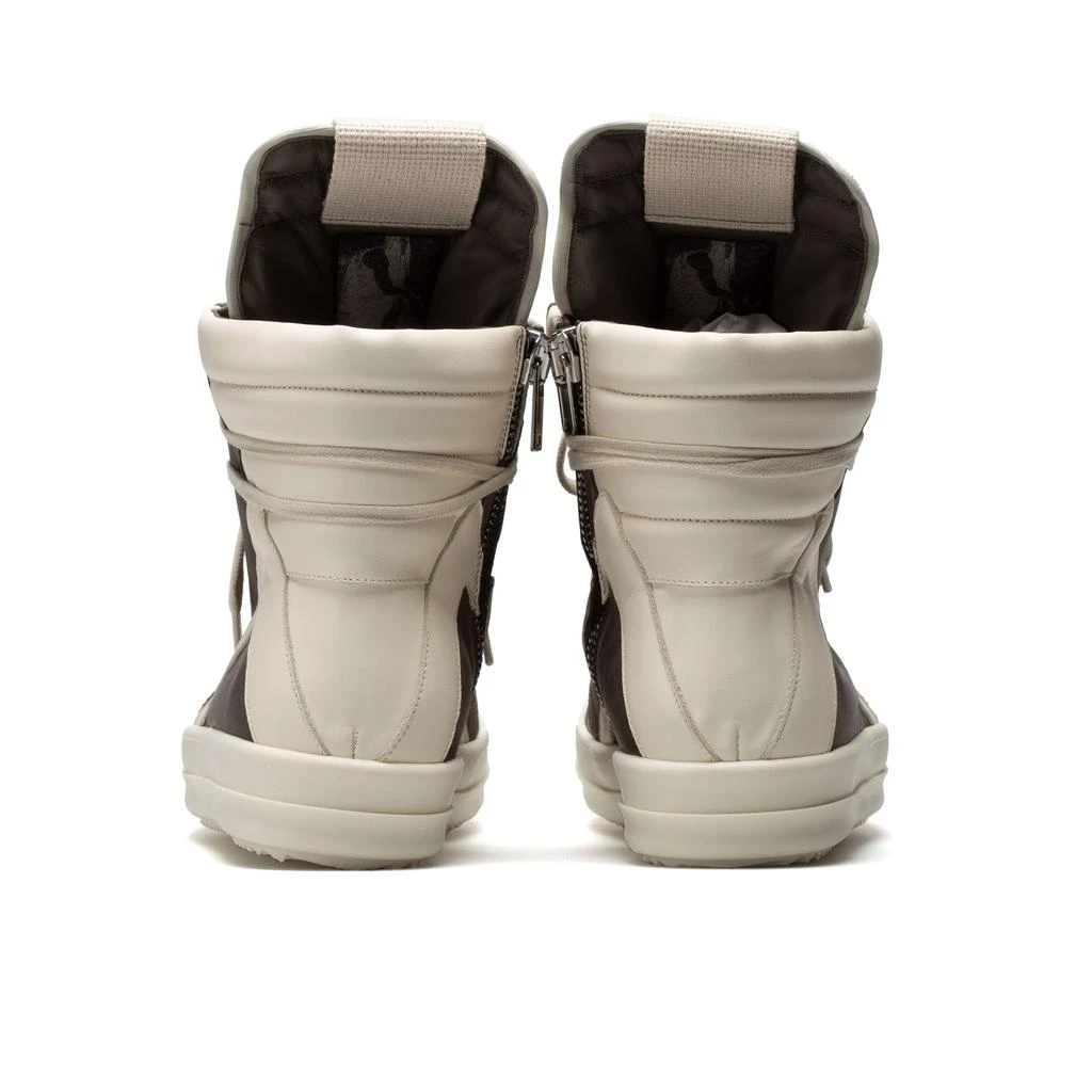 Rick Owens Geobasket Sneakers (Dust/Milk/Milk) 4