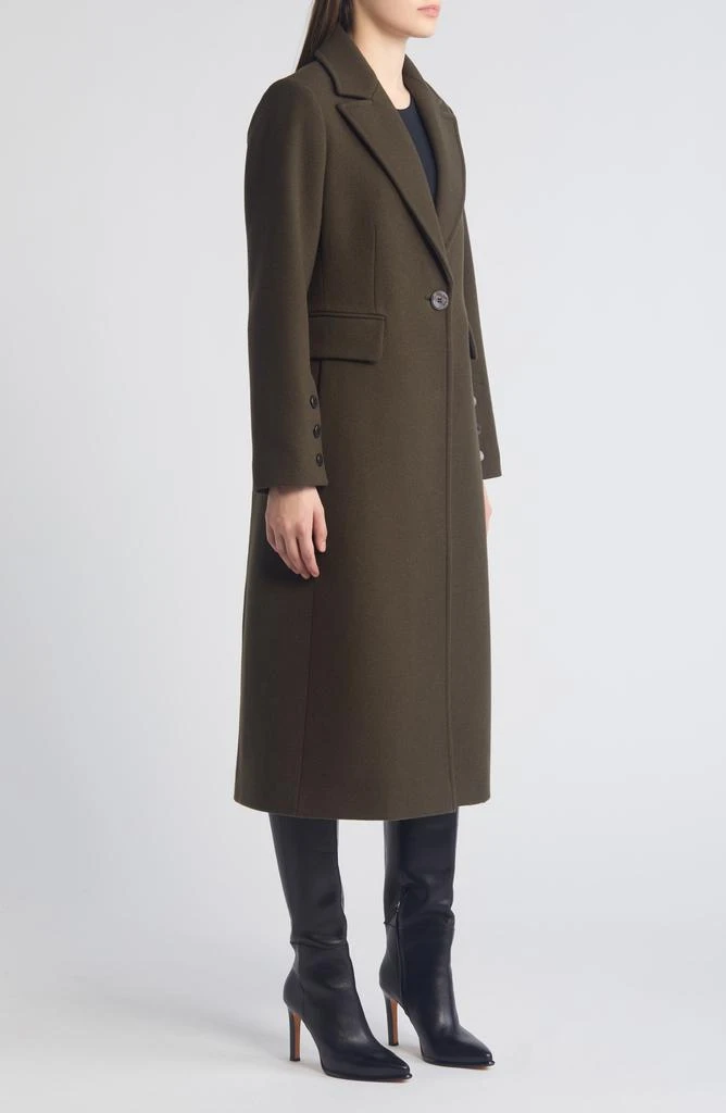 Sam Edelman Single Breasted Wool Blend Reefer Coat 3
