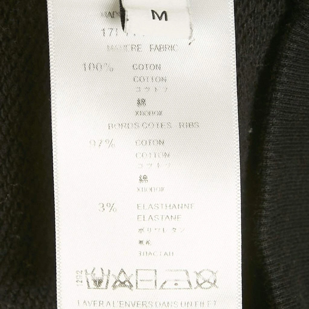 Givenchy Givenchy Black Printed Cotton Hooded Sweatshirt M 5