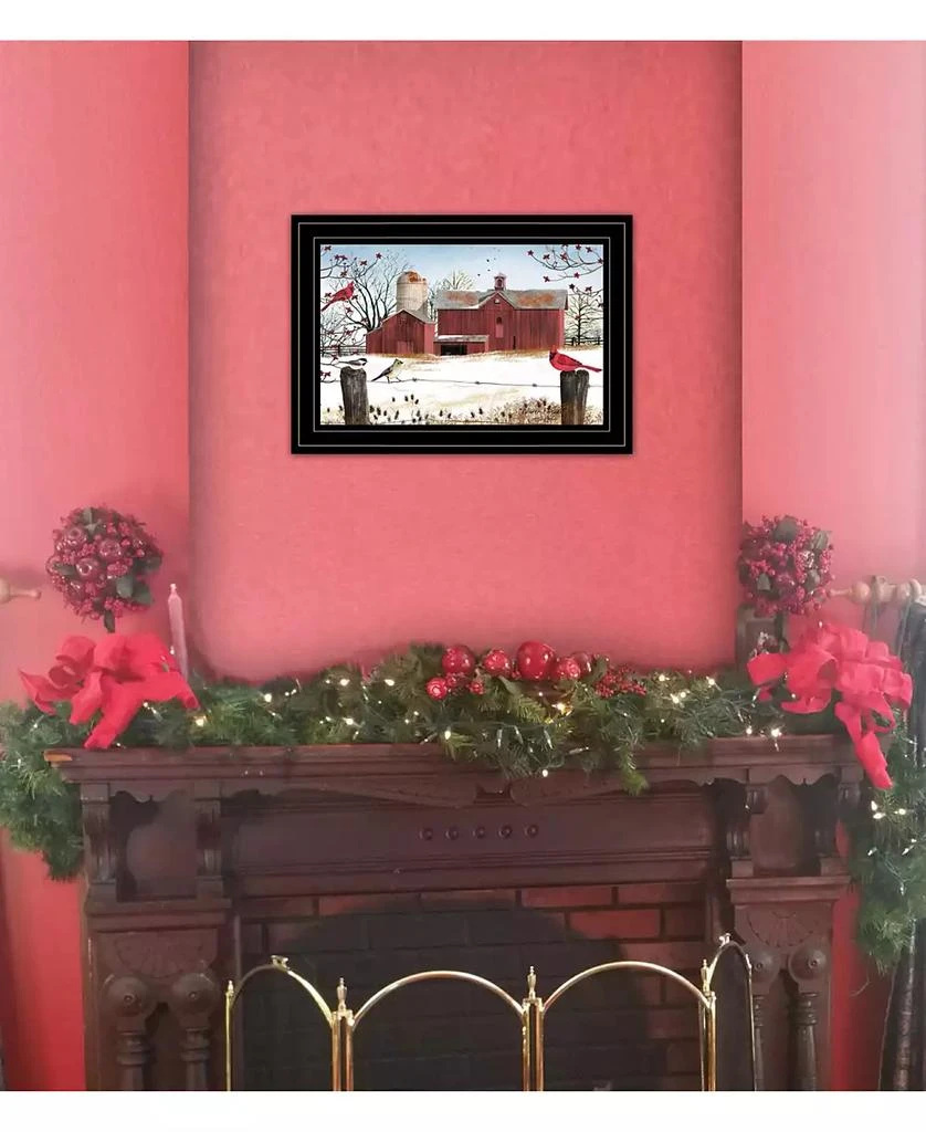 Trendy Décor 4U Winter Days by Billy Jacobs, Ready to hang Framed Print, Black Frame, 15" x 11" 2