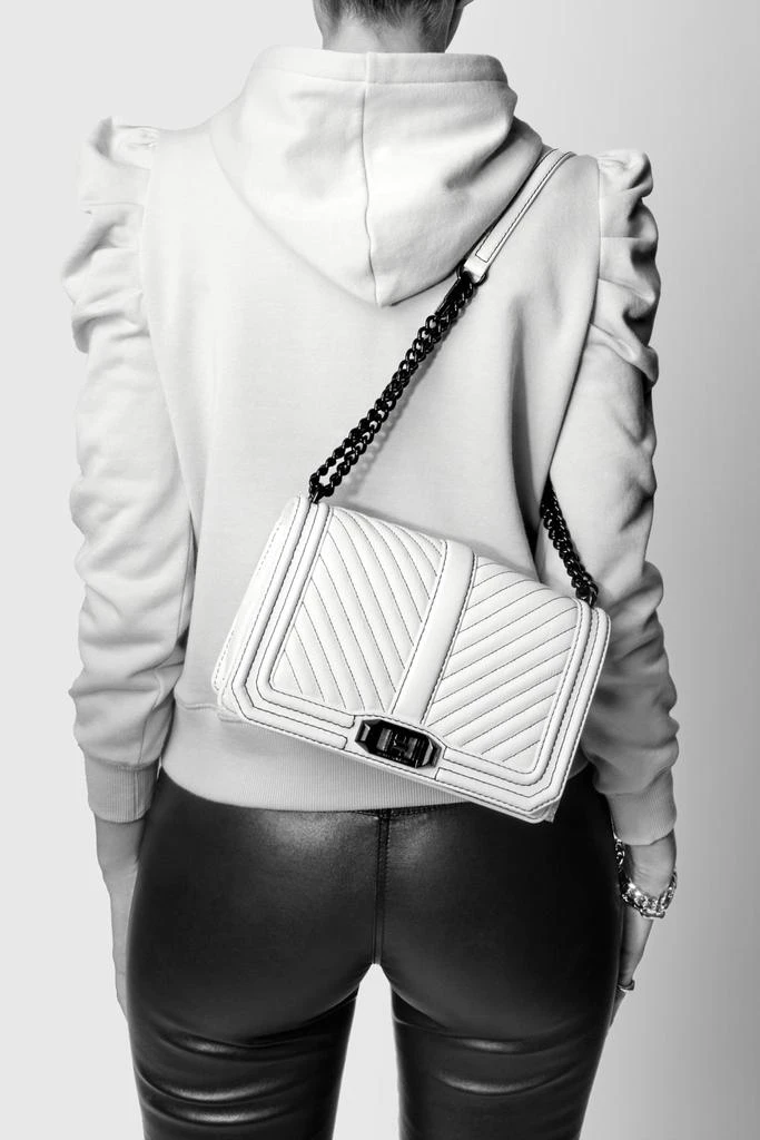 Rebecca Minkoff Chevron Quilted Love Crossbody 4